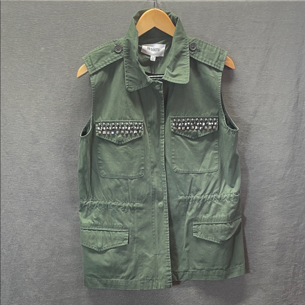BB Dakota Green Utility Vest 100 %‎ Cotton